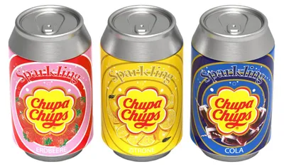 Image de Tanner der kleine Kaufmann Chupa Chups Metalldosen Set, mit drei Geschmäckern