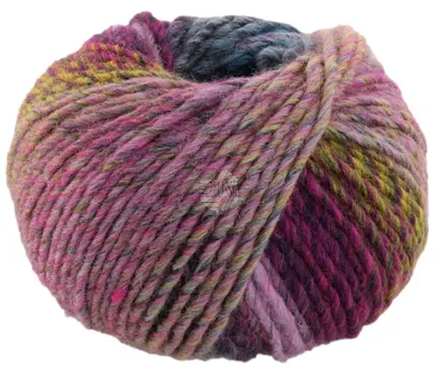 Produktbild von Lana Grossa - Colors For You 0152 blauviolett türkis nachtblau senfgelb braun fuchsia grau orange