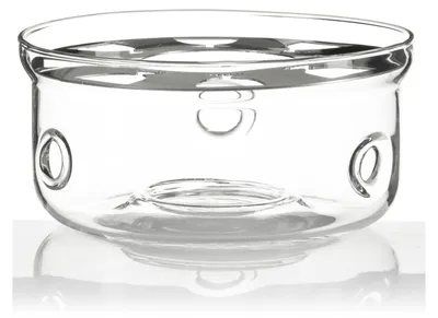 Produktbild von Dimono Glas Stövchen Teewärmer hitzebeständig für Teekannen & Kaffeekannen - Kaffeewärmer 15 cm Durchmesser - Hochwertiges Design