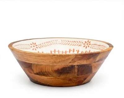Immagine prodotto di Only Natural – Ciotola in legno L – Multicolore – 40 x 40 cm, Immagine generata dall'IA