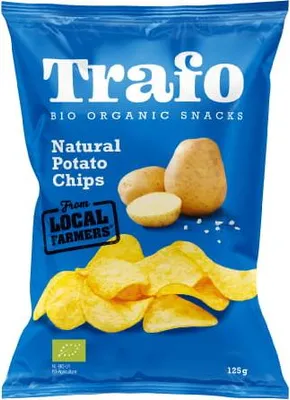 CHIPSY ZIEMNIACZANE NATURALNE SOLONE BIO 125 g - TRAFO