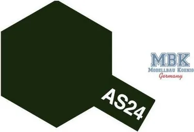 Immagine prodotto di TAMIYA AS24 AS24 Verde scuro (Luftwaffe) opaco - Bomboletta spray 100 ml