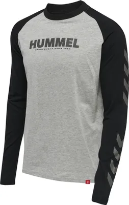 Produktbild von HUMMEL hmlLEGACY BLOCKED T-SHIRT L/S, GREY MELANGE, L