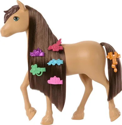 Produktbild von Barbie Mysteries: Das geheimnisvolle Pferdeabenteuer“ Spielzeugpony und Zubehör (Stile können variieren), 3 Jahr(e), 180 mm, 128 g, Mehrfarbig
