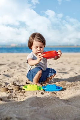 Produktbild von Hape E4091, Badeboot, Junge/Mädchen, 1 Jahr(e), Kunststoff, Blau, Grün, Rot