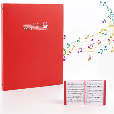 Produktbild von Solidchoice – Wasserdichte Musikmappe im A4-Format mit 20 Seiten