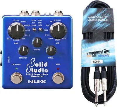 Produktbild von NUX NSS-5 Solid Studio Ampsimulator mit Klinkenkabel