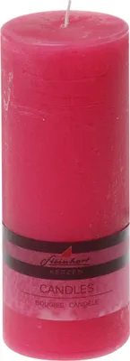 Produktbild von Stumpenkerze "Raureif" Fuchsia 200/78 mm Steinhart Kerzen in RAL-Kerzen Güte Qualität