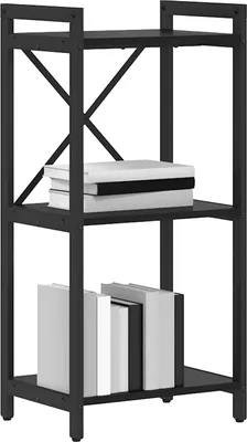Zdjęcie produktu dla vidaXL Półka na książki o wyglądzie czarnego dębu 40 x 30 x 85 cm materiał drewnopochodny