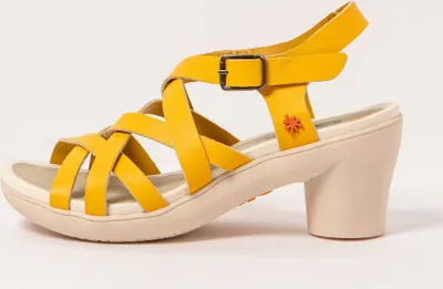 Image de Art Sandales pour Femme 1477 NAPPA YELLOW / ALFAMA Couleur Jaune