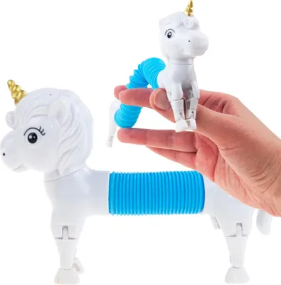 Produktbild von Einhorn Stretching Anti-Stress Pop Tube Stretch Toy Spring