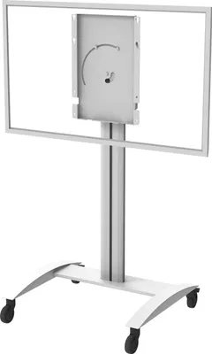 Produktbild von Peerless AV SR560-FLIP2 - Wagen - für interaktives Flachfeld- / LCD-Display - Aluminium - Weiß glänzend - Bildschirmgröße: 139.7 cm, 165.1 cm (55", 65")