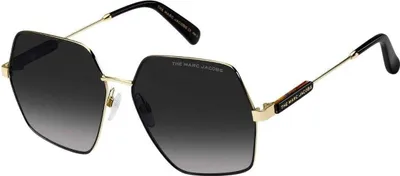 Immagine prodotto di Marc Jacobs - Occhiali da sole con design geometrico da donna SY3595 (taglia unica) (oro/nero)