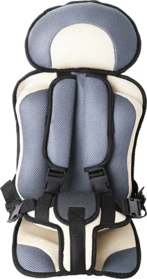 Immagine prodotto di Seggiolini di sicurezza portatili per bambini Compattazione Plop Spugna Seggiolino auto per bambini ragazzi ragazze grigio