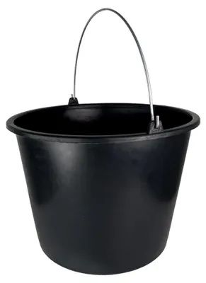 Produktbild von Baueimer 20L mit Skala Wassereimer Mörteleimer Kübel für Baustelle und Garten (1 Stück, 20 Liter)