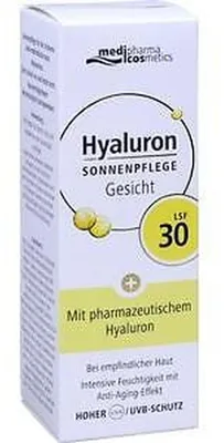 Produktbild von HYALURON SONNENPFLEGE Gesicht Creme LSF 30 50ml PZN 12555157