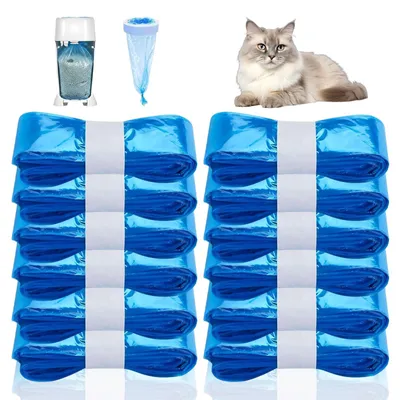 Imagen del producto de Bolsas para cubos de pañales, 12 unidades, 4,5 metros de longitud, para cubos de pañales