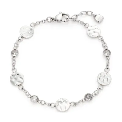 Produktbild von Leonardo 022488 Damen Armband Milou Edelstahl Silber weiß 19 cm