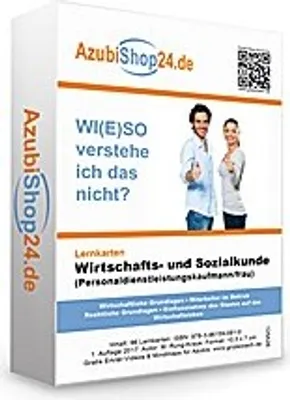Zdjęcie produktu dla Lernkarten WISO Wirtschafts- und Sozialkunde Personaldienstleistungskaufmann / Personaldienstleistungskauffrau Prüfungsvorbereitung WISO Prüfung