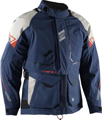 Image de Veste textile imperméable Leatt ADV Multitour 8.5, bleu/blanc/rouge, M