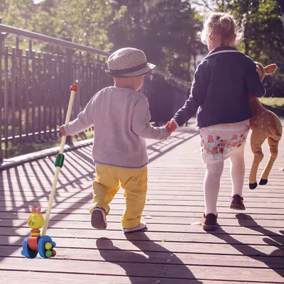 Obrázok produktu pre Baby-Walker aus Holz,Holzspielzeug zum Schieben und Ziehen,Tierspielzeug zum Schieben und Gehen