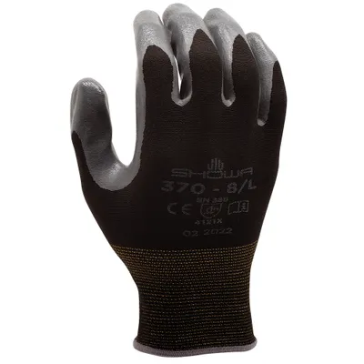 Produktbild von SHOWA Handschuh 370, schwarz Gr. M 10 Stk
