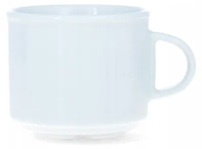 Image de Lubiana Merkury Tasse à Café Thé Porcelaine Blanche 200 ml