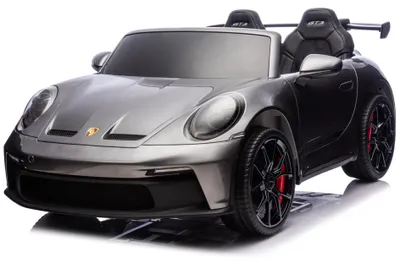 Zdjęcie produktu dla Porsche 911 GT3 RS AMG XXL Elektryczny samochód dla dzieci 2-osobowy 24 V 4x4 czarnym metalik