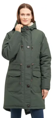 Produktbild von Derbe Friese-Festholm - Winterjacke, Größe:36, Farbe:deep forest/off white
