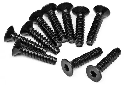 Imagen del producto de Tornillo para tarugos HPI, M4x18mm (10 unidades)