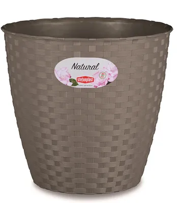 Produktbild von Blumentopf Stefanplast 73474 Braun Kunststoff 24 x 22,5 x 24 cm