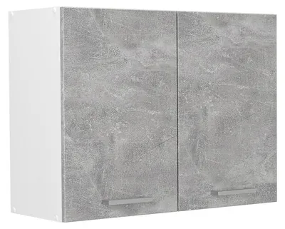 Image de Armoire en verre Vicco R-Line Béton/Blanc 80cm, Model 71445