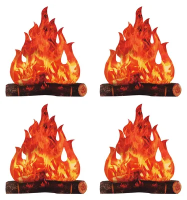 Productafbeelding van 4-delige Flamedecoratieset voor Feestelijke Gelegenheden