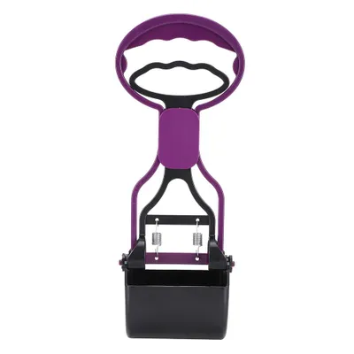 Imagen del producto de Pala para recoger excrementos de perro – Recogedor de residuos para mascotas, ideal para perros y gatos, accesorio para la limpieza en exteriores, color morado