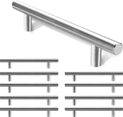Produktbild von EINFEBEN 10x Möbelgriffe Schrankgriffe Werkstatt Edelstahl Küchengriff Schrankgriff 156x96x12MM