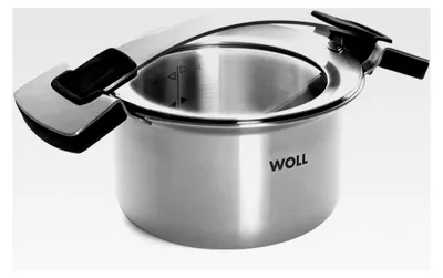 Produktbild von Concept PRO Kochtopf mit Deckel - Induktiv, Ø 16 cm, 10 cm hoch, 2,0 l - Für alle Herdarten geeignet, Edelstahl, backofenfest bis 220°, silber