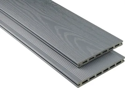 Produktbild von Konsta WPC Terrassendiele Extenso Hohlkammerprofil 20x190x3000 mm hellgrau