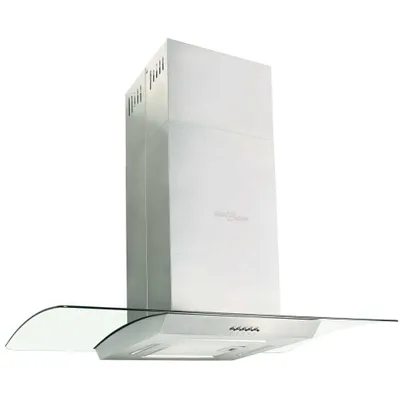 Zdjęcie produktu dla Okap kuchenny LED, stal nierdzewna, 90 cm, 756 m³/h