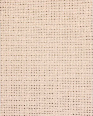 Produktbild von Permin Precut 14 ct. Aida 357 Farbe 351 Isländisch Beige, Handarbeitsstoff für Kreuzstich 43x50 cm