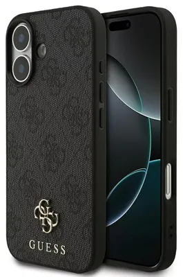 Produktbild von GUESS Handyhülle für iPhone 17, Guess Hardcase 4G Small 4G and Classic mit MagSafe, Schwarz