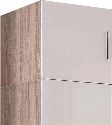 Produktbild von Aufsatz für Kleiderschrank Malta Ausführung wählbarEiche sägerau / Weiß