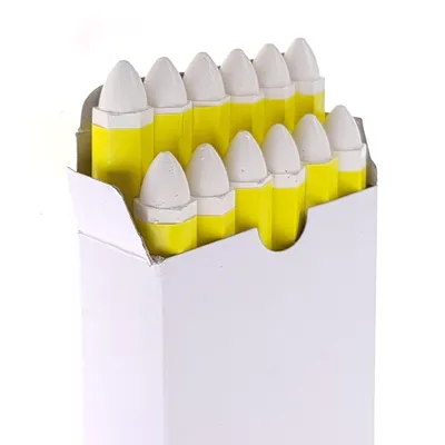 Immagine prodotto di 12x STIX Gesso per pneumatici Gesso grasso Bianco per la marcatura dei pneumatici Gesso per marcatura