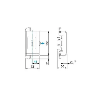Produktbild von Schneider Electric Abgangskasten KNB16CF2