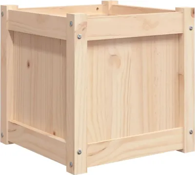 Obrázok produktu pre vidaXL Kvetináč 40x40x40 cm z masívneho borovicového dreva