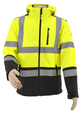 Productafbeelding van Awtools softshell jas, fleecevoering, maat 3, reflecterend, XXXL
