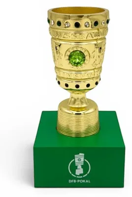 Produktbild von DFB-Pokal Replik auf Acrylsockel (100 mm) | Offizielles Lizenzprodukt des DFB
