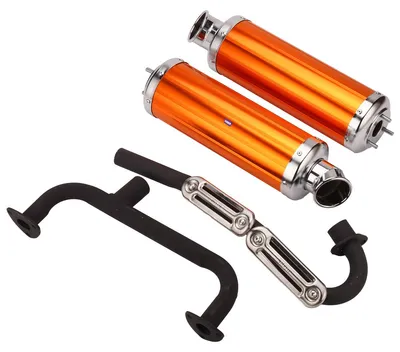 Produktbild von Auspuff Set Auspuffanlage 150-250 ccm Typ7 ATV Quad Bashan Jingling