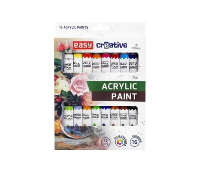 Produktbild von Farby akrylowe 16 kolorów EASY