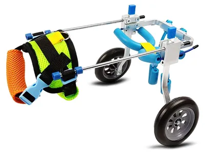 Produktbild von Verstellbarer Rollstuhl für Hunde zur Rehabilitation der Hinterbeine