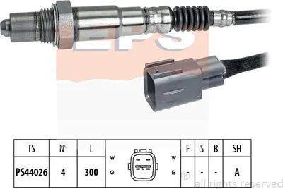 Produktbild von EPS 1.998.294 Beheizt Planarsonde Lambdasonde für TOYOTA Yaris Schrägheck (P9) 300mm